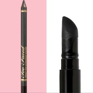 Too faced eyeliner black bold gel waterproof new